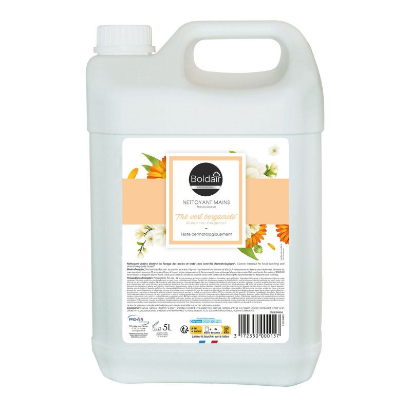 Čistilo za roke - Zeleni čaj Bergamotka - 5L | BoldairUčinkovito in nežno umijte roke z našim 5L čistilom. Čistilo za roke - Zeleni čaj Bergamotka - 5L | BoldairUčinkovito in nežno umijte roke z našim 5L čistilom.