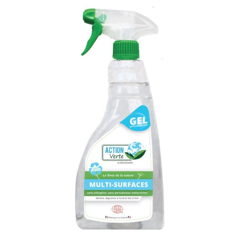 Spray Gel Dégraissant Multi-Surfaces - Action Verte : Performance, Écologie et Sécurité Alimentaire Spray Gel Dégraissant Multi-Surfaces - Action Verte : Performance, Écologie et Sécurité Alimentaire