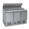 Saladette Compact - 3 Vrata s Strešnim Odpiranjem - Dynasteel