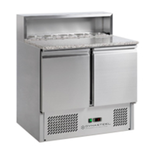 Hladilna omara za pico - 2 vrata - 5 GN 1/6 posod - Dynasteel