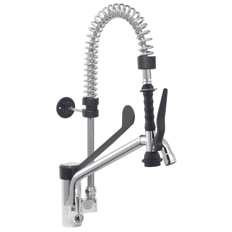 Monotrou Dish Spray and Black Monolith Lever Monotrou Dish Spray and Black Monolith Lever