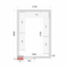 Komplet regalov za hladilnico 2100x3000 TEFCOLD | Optimizirano profesionalno skladiščenje
