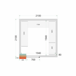 Optimizirajte svojo hladilnico s kompletom polic TEFCOLD - 2100x2100
