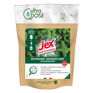 Čistilo za dezinfekcijo Ultra Dose 5 L - Meta in evkaliptus | Jex Professional