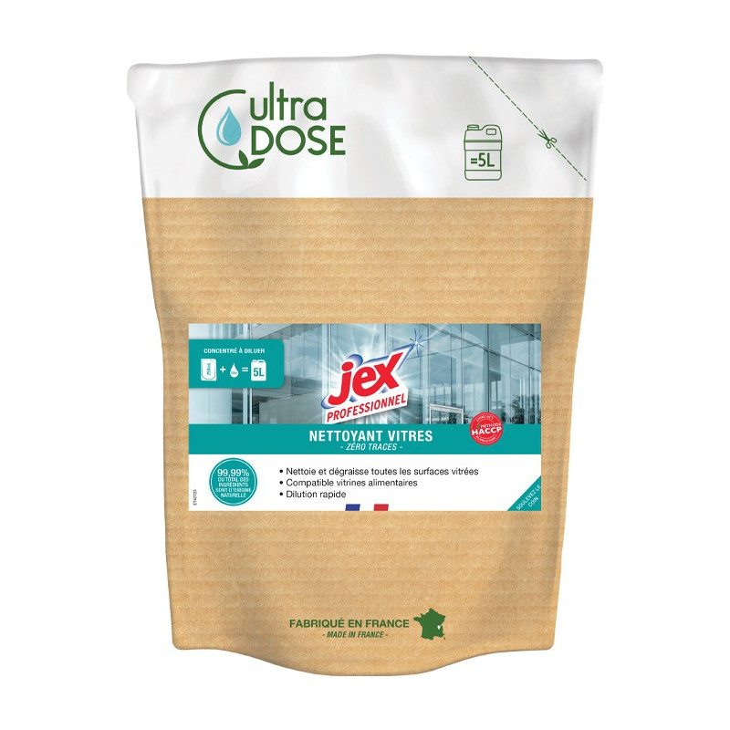 Čistilo za steklo Ultra Dose 5 L od Jex - Ekološko in zmogljivo Čistilo za steklo Ultra Dose 5 L od Jex - Ekološko in zmogljivo