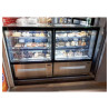 Vitrine Hladilni Pult 2 Steklena Vrata Črna - 140L TEFCOLD