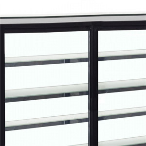 Vitrine Hladilni Pult 2 Vrata Črna - 400 L | TEFCOLD LPD1503F