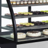 Vitrine Hladilni Pult 2 Steklena Vrata Črna - TEFCOLD LPD1500C/BLACK