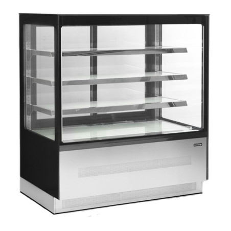 Vitrine Hladilni Pult 2 Steklena Vrata Črna - TEFCOLD LPD1203F/BLACK | Fourniresto