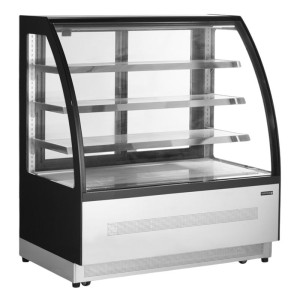 Vitrine Hladilni Pult Črna - Steklena Vrata | 218 L TEFCOLD
