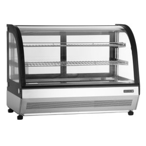 Vitrine Hladilni Pult 2 Steklena Vrata Črna - TEFCOLD LCT900C/BLACK