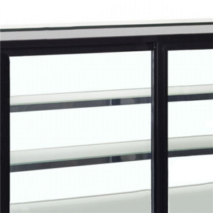 Vitrine Hladilni Pult 2 Steklena Vrata Črna - TEFCOLD LCT900C/BLACK