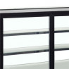 Vitrine Hladilni Pult 2 Steklena Vrata Črna - TEFCOLD LCT900C/BLACK