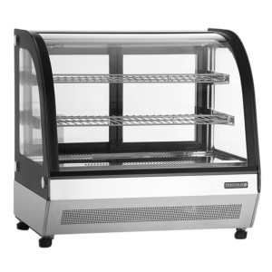 Vitrine Hladilni Pult 2 Steklena Vrata Črna - 60L TEFCOLD: Visoka kakovost za profesionalce v kuhinji