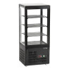Vitrine Réfrigérée de Comptoir Porte Vitrée Noir - 78 L | TEFCOLD ali Vitrine Réfrigérée de Comptoir Porte Vitrée Noir 78L | TE