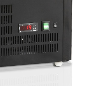Vitrine Réfrigérée de Comptoir Porte Vitrée Noir - 78 L | TEFCOLD ali Vitrine Réfrigérée de Comptoir Porte Vitrée Noir 78L | TE