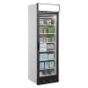Vitrine Zamrzovalnik Odprtje na Levo - Črna Steklena Vrata 270L TEFCOLD
