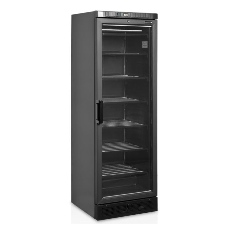 Vitrine Zamrzovalnik Statična Steklena Vrata Črna - 270 L TEFCOLD | Preprečevanje kondenzacije, LED osvetlitev, nadzorovana temp Vitrine Zamrzovalnik Statična Steklena Vrata Črna - 270 L TEFCOLD | Preprečevanje kondenzacije, LED osvetlitev, nadzorovana temp