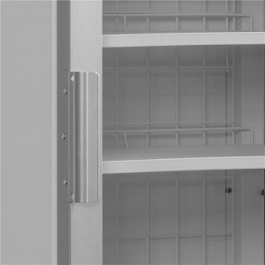 Vitrine Zamrzovalnik s Steklenimi Vrati s Srebrnim Nadstreškom - 440L TEFCOLD: optimalna predstavitev vaših zamrznjenih izdelkov