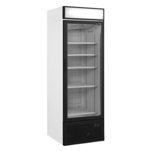 Zamrzovalna vitrina s steklenimi vrati in nadstreškom - 440L TEFCOLD: optimalna predstavitev vaših zamrznjenih izdelkov