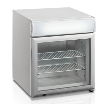 Congelator Table Top Bela 1 Steklena Vrata - 48L TEFCOLD - Idealno za profesionalce!