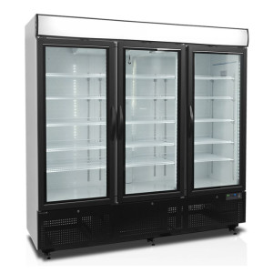 Vitrine zamrzovalnik 1657 L TEFCOLD - 3 steklena vrata - Bela