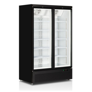 Vitrine Congélateur Verticaux Noir - 702 L | TEFCOLD | Idealno za profesionalno gostinstvo | Varčevanje z energijo, steklena vra