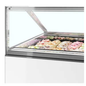Prezračevalna vitrinska omara z ravno sprednjo stranjo - 20 x 5 L | TEFCOLD MILLENNIUM ST20