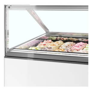 Prezračevalna vitrinska omara - Ravna sprednja stran - 18 x 5L - TEFCOLD Millennium ST18