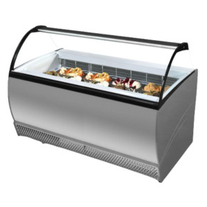 Vitrine za Sladoled s Steklenim Zaslonkom - TEFCOLD ISABELLA 13LX
