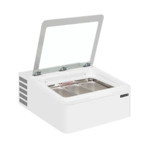 Vitrine Comptoir à Glace - 3 x 5 L de TEFCOLD : Optimalna predstavitev in enostavna dostopnost Vitrine Comptoir à Glace - 3 x 5 