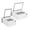 Vitrine Comptoir à Glace - 3 x 5 L de TEFCOLD : Optimalna predstavitev in enostavna dostopnost Vitrine Comptoir à Glace - 3 x 5 