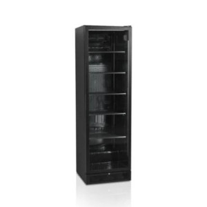 Črna hladilna omara - Steklena vrata - 347 L TEFCOLD SCU1425H