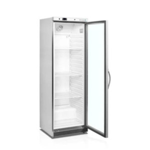 Pozitivna hladilna omara s steklenimi vrati - Inox - 350 L | TEFCOLD