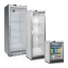 Pozitivna hladilna omara s steklenimi vrati - Inox - 350 L | TEFCOLD