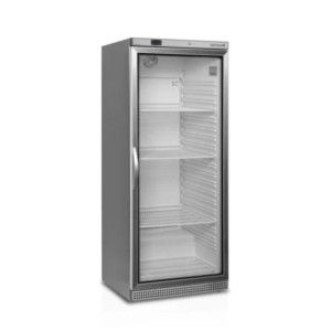 Pozitivna hladilna omara s steklenimi vrati TEFCOLD - Bela - Kapaciteta 570L - Vrata GN 2/1