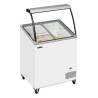 Zamrzovalna skrinja z ukrivljenim steklom - 157 L | TEFCOLD | Stock-direct CHR