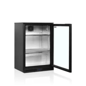 Hladilnik za zadnji del bara s steklenimi vrati - 118 L TEFCOLD: eleganca in praktičnost za vaše sveže izdelke