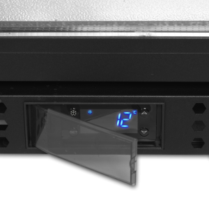 Hladilnik za zadnji bar s steklenimi vrati - 115 L TEFCOLD: Optimalno shranjevanje in eleganten dizajn