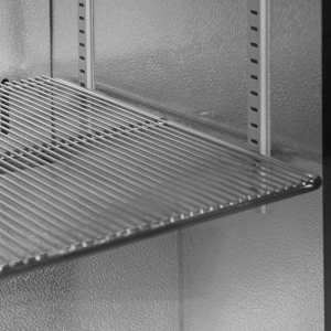 Hladilnik za zadnji del bara z 2 steklenima vrati na tečajih - TEFCOLD, optimalno shranjevanje in ohranjanje