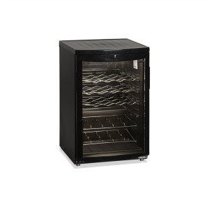 Črna vinska vitrina pod pultom - 22 steklenic TEFCOLD SC85 BLACK