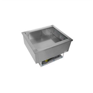 Hladilna posoda iz nerjavečega jekla TEFCOLD 64L - 2 GN 1/1 z ventilacijo