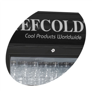 Hladilna omara za pijače 260L TEFCOLD Bela LED nadstrešek & Reverzibilna vrata