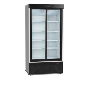 Hladilna omara za pijače z 2 drsnimi steklenimi vrati - 540 L TEFCOLD