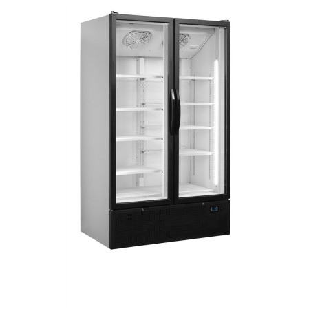 Hladilna omara za pijače z 2 steklenimi vrati TEFCOLD - 652 L: Profesionalna vitrina za vaše pijače