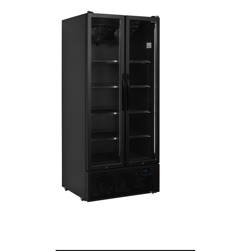 Black Positive Refrigerated Cabinet - 535 L TEFCOLD: Modern Design & Suitable Performance Black Positive Refrigerated Cabinet - 535 L TEFCOLD: Modern Design & Suitable Performance