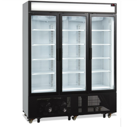 Hladilna omara s 3 steklenimi vrati - 825 L TEFCOLD: Optimalno shranjevanje & elegantna predstavitev