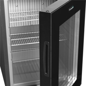 Mini hladilnik s steklenimi vrati Črna 26 L TEFCOLD - Profesionalno učinkovit
