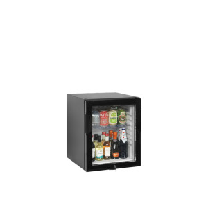 Mini hladilnik za bar TEFCOLD TM35GC - Črna steklena vrata 24L
