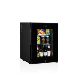 Mini hladilnik s steklenimi vrati Črna 35 L TEFCOLD TM44G Učinkovit & Eleganten